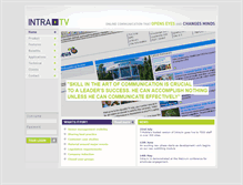 Tablet Screenshot of intra.tv